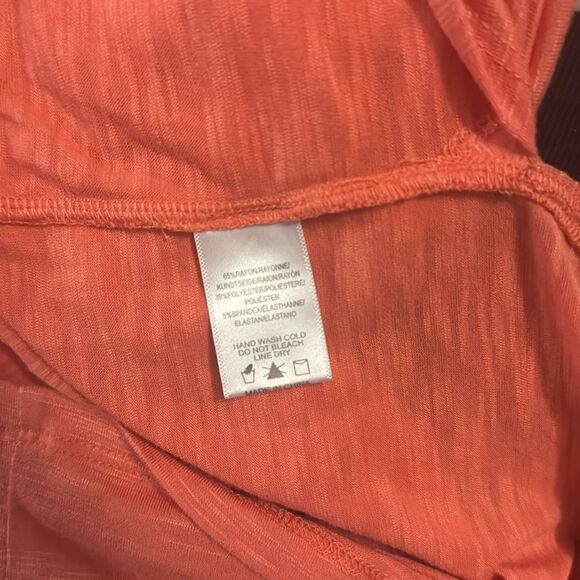 Coral Blouse with Front Waist Tie by Sunday in Brooklyn - Size XS - Picture 8 of 8